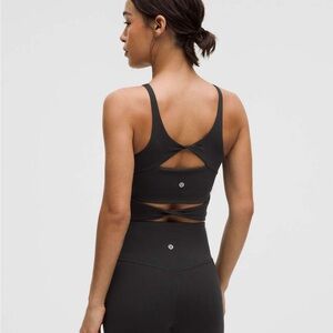 Lululemon Align Twist-Back Tank Top *Light Support, C/D NWT Black